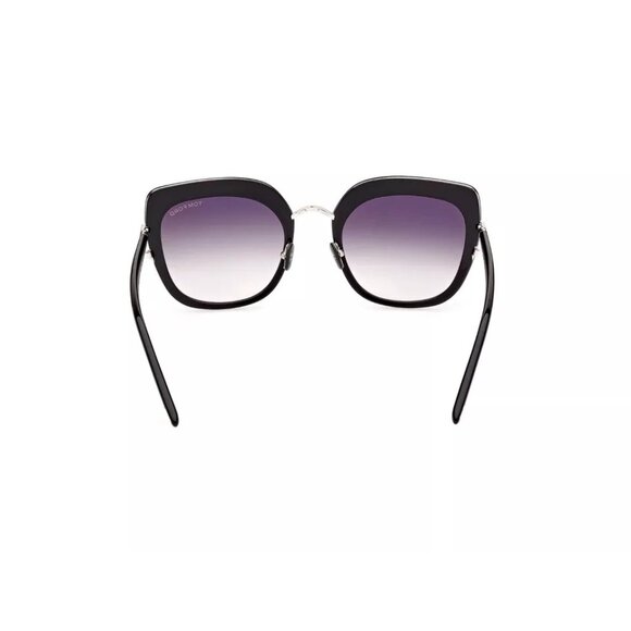 New Authentic Tom Ford Virginia FT0945-05B-55 Butterfly Sunglasses - Picture 2 of 5